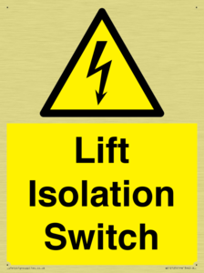 Lift Isolation Switch